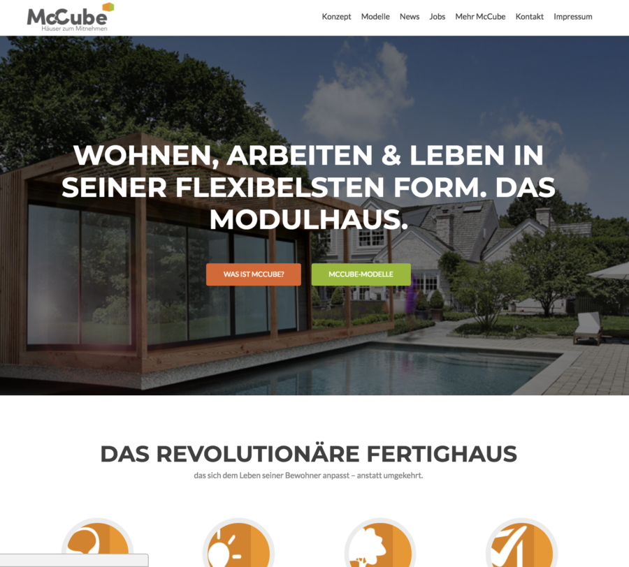 McCube Website Design