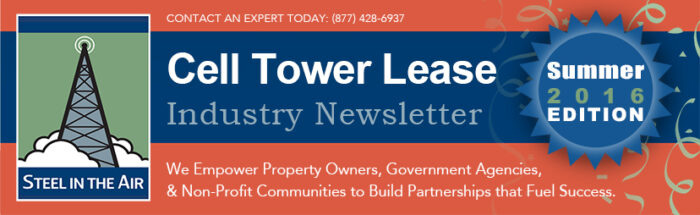 Cell Tower Lease Newsletter Banner