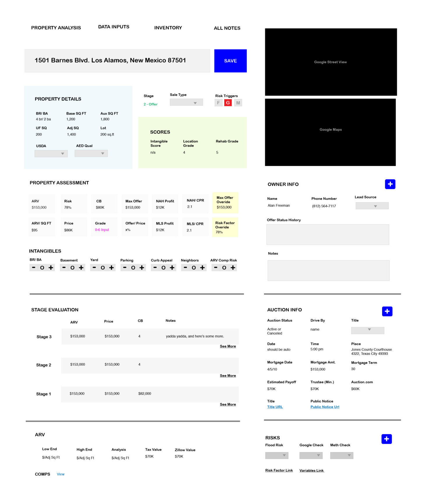 Real Estate Broker Admin UI